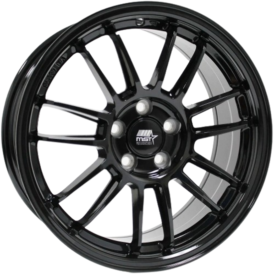 MST Wheels MT45 4X100 15x7.0 +35 Glossy Black