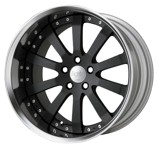 Work Equip E10 5x120 22x8.5+14 a disk Black Anodized