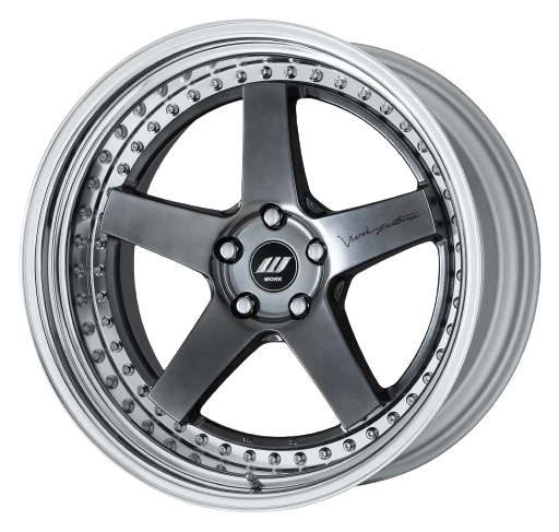Work Zistance W5s 5x112 20x9+5 r disk Brilliant Silver Black