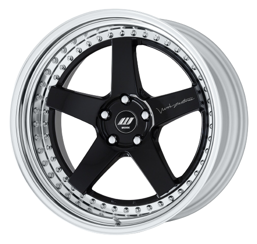 Work Zistance W5s 5x100 20x12+-12 s disk Gloss Black