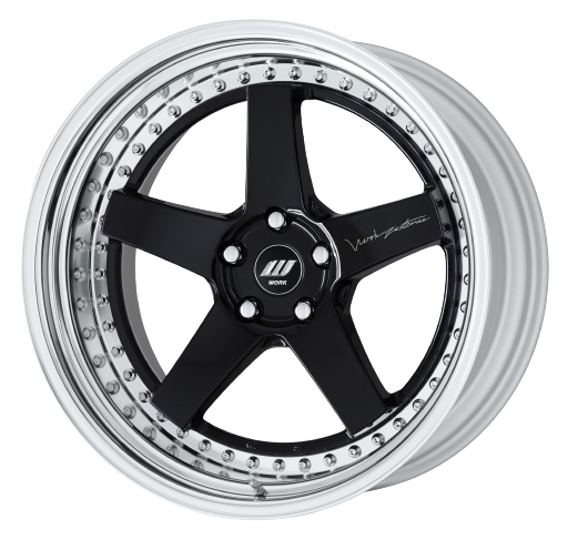 Work Zistance W5s 5x112 19x9.5+7 s disk Gloss Black