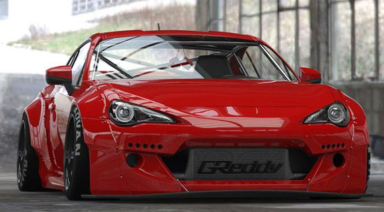 GReddy 13+ Scion FR-S Version 2 Greddy X Rocket Bunny 86 Aero Front Bumper Only - 17010231 Photo - Primary