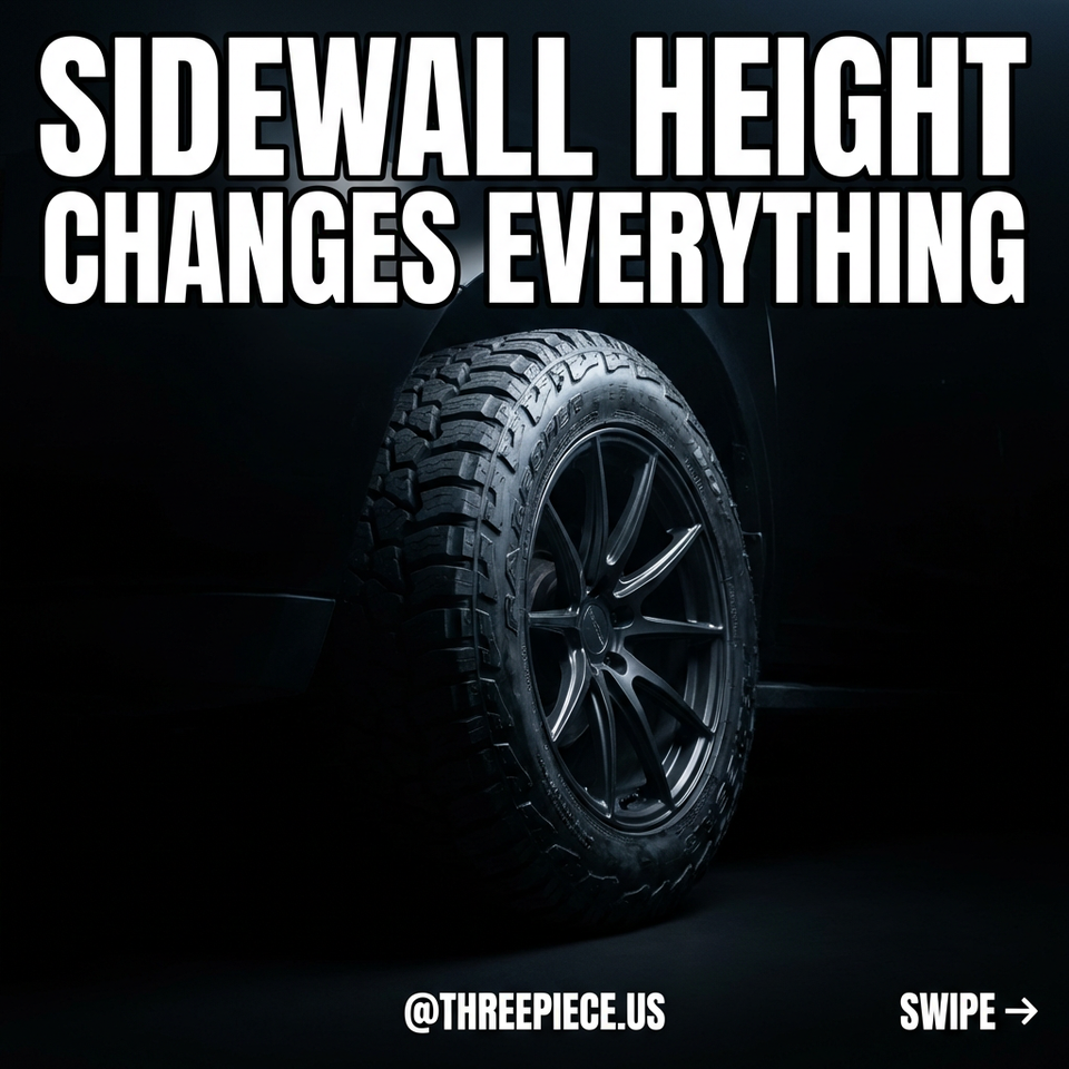 255/40R17 vs 245/45R17: Why Sidewall Height Changes Everything