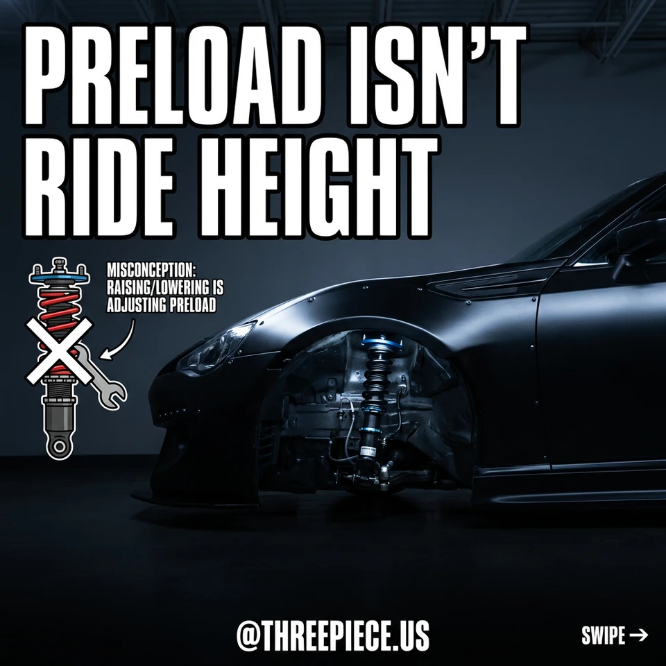 Coilover Preload vs Ride Height: Why Your Setup Rides Like Garbage