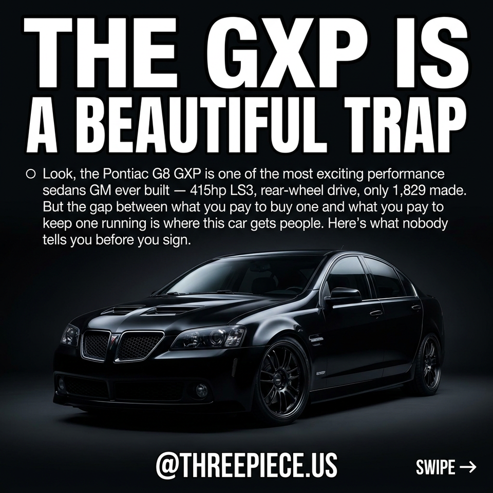 Pontiac G8 GXP Problems: 3 Reasons NOT to Buy One