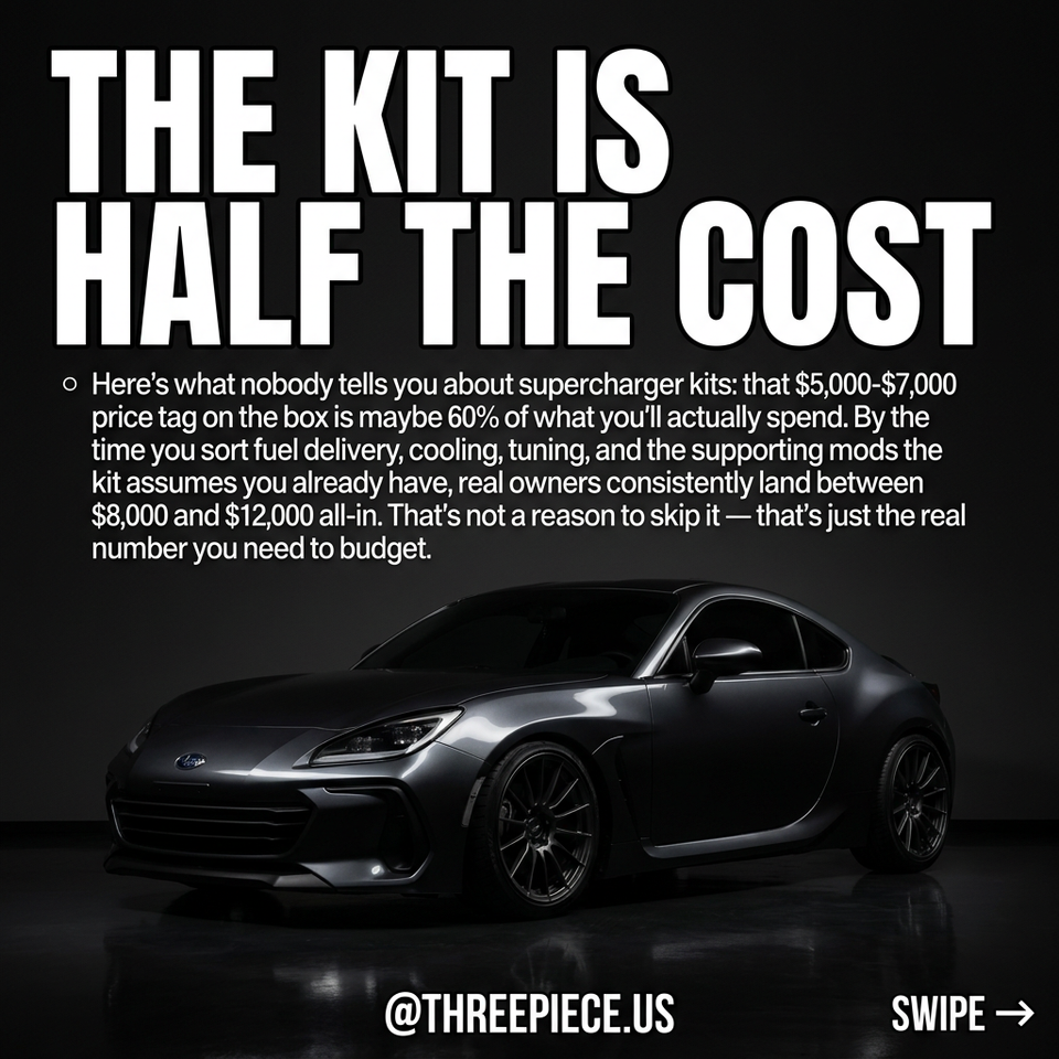 Supercharger Kits: Real Cost, Real Gains, Honest Verdict
