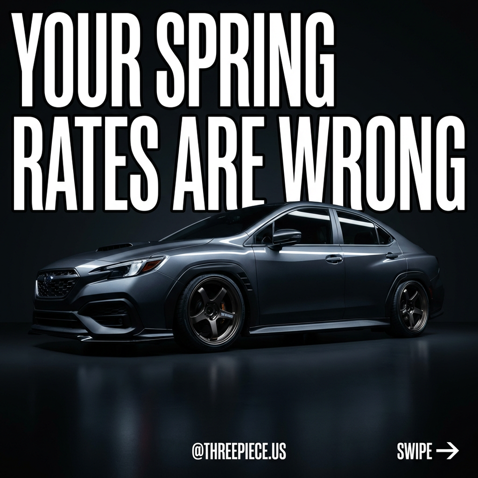 Coilover Spring Rates Explained: How to Pick the Right Setup for Street vs Track