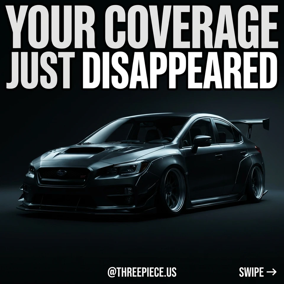 Insurance Companies Blacklisting Modified Cars: Coverage Crisis Explained