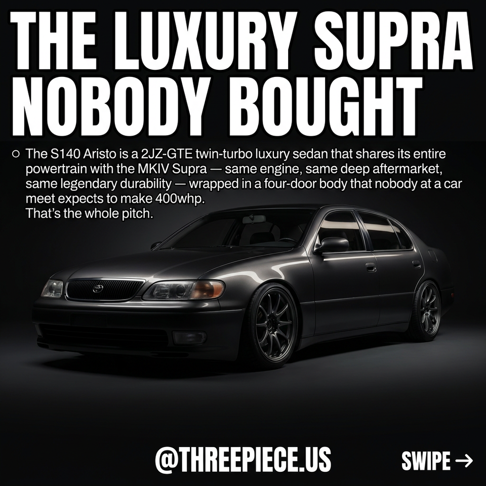 Toyota Aristo S140 Buying Guide: 2JZ-GTE Sedan in 2026 | ThreePiece.us