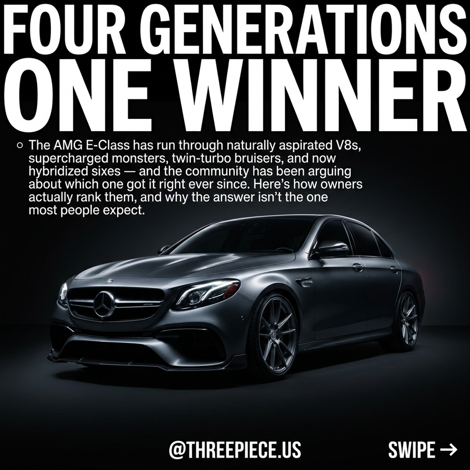 AMG E-Class History: Every Generation Ranked by Owners