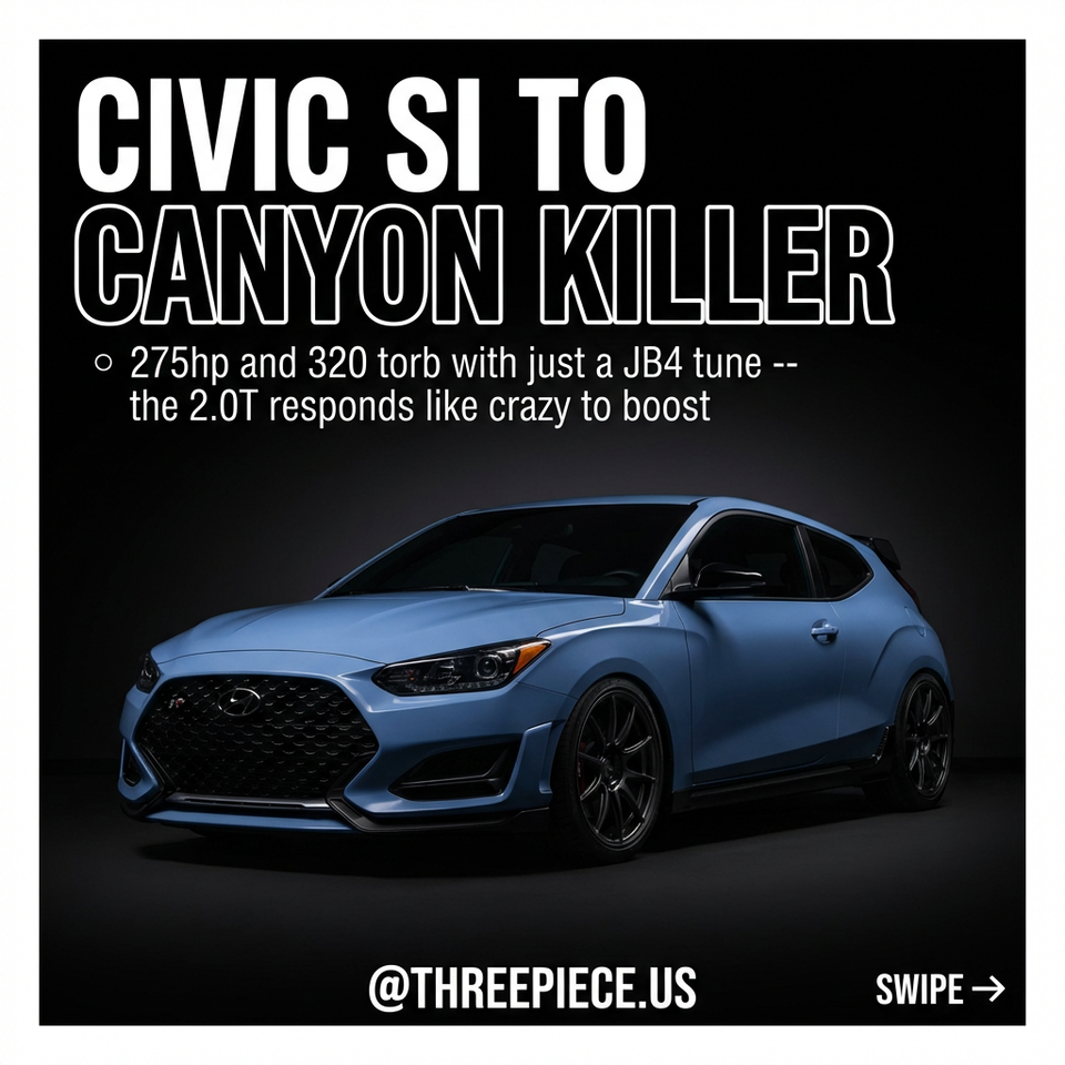 Veloster N Build Guide: 275HP Canyon Killer for $4500 Total