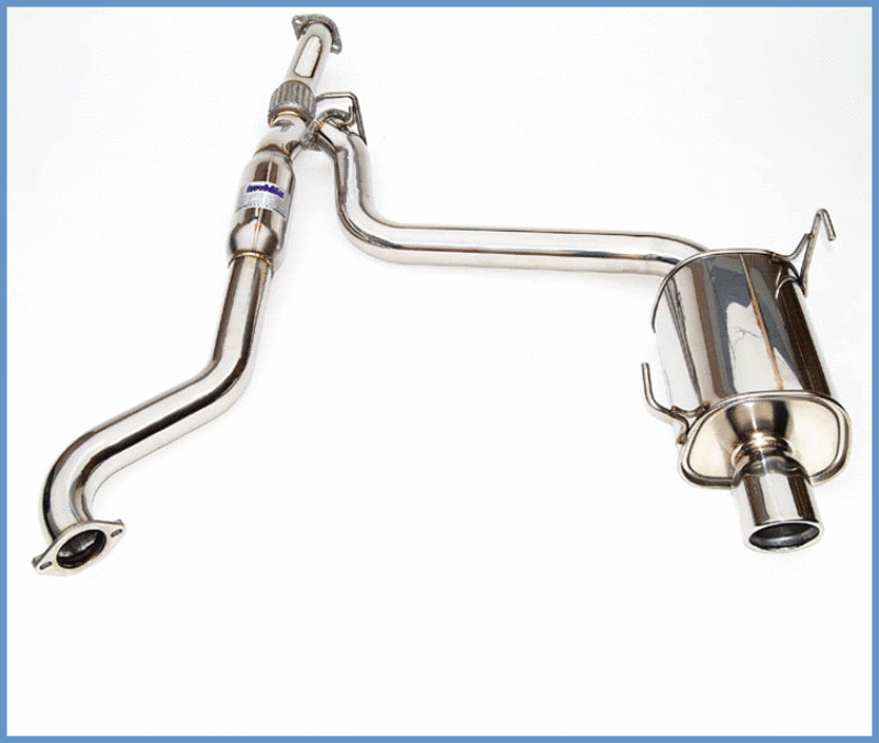 Invidia Q300 Single Rolled Stainless Tip Cat-Back for 2015+ WRX STI