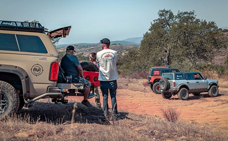 MagnaFlow Overland Series Ford Bronco exhaust features and benefits diagram
