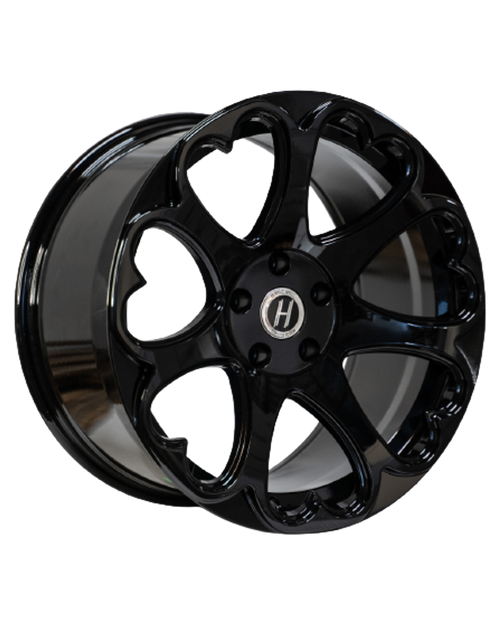HERITAGE WHEEL KOKORO MONOC 5x115 17x8 +25 BLACK