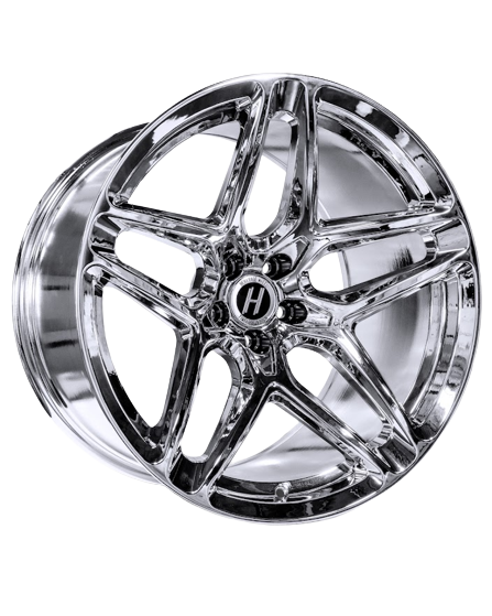 HERITAGE WHEEL EBISU MONOC 5x114.3 20x9 +25 CHROME wheel for 2017 Genesis G80