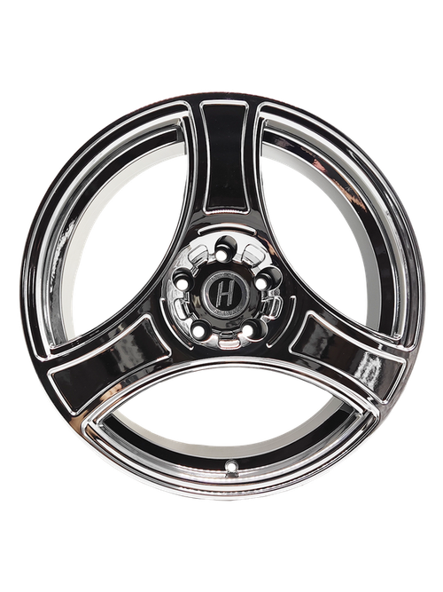 HERITAGE WHEEL BUSHIDO MONOC 5x110 18x9.5 +12 CHROME