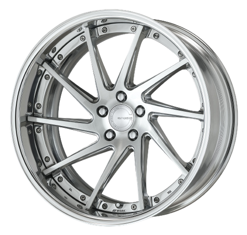 Work Gnosis Cvs 5x114.3 19x8+0 A Disk Composite Buffed And Brushed