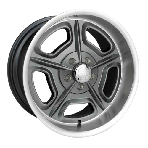 Race Star 32 Mirage 5x120.65 15x10 -12 Grey Machined