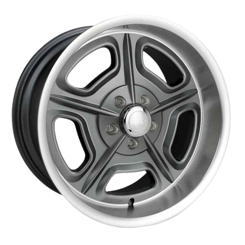 Race Star 32 Mirage 5x120.65 15x8 +0 Grey Machined
