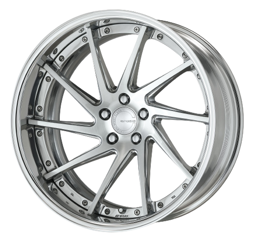 Work Gnosis Cvs 5x120 19x8+22 O Disk Composite Buffed And Brushed