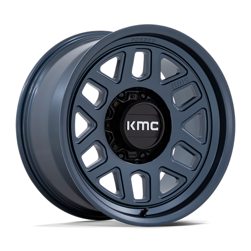 KMC KM451 MESA FORGED MONOBLOCK 8X170 18x9 -12 METALLIC BLUE