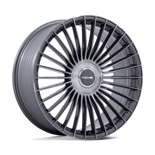 Niche 1PC NC282 SERENE BLANK 20x10.5 +20 GLOSS TITANIUM BRUSHED