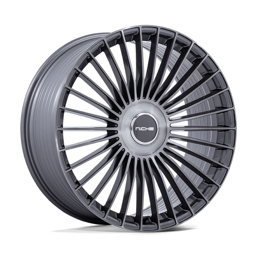 Niche 1PC NC282 SERENE BLANK 21x10.5 +20 GLOSS TITANIUM BRUSHED