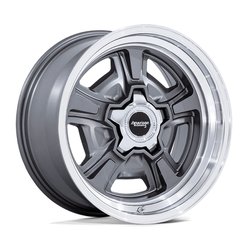 American Racing Vintage VN517 MARAUDER 5X139.7 22x10 +6 ANTHRACITE W/ DIAMOND CUT LIP