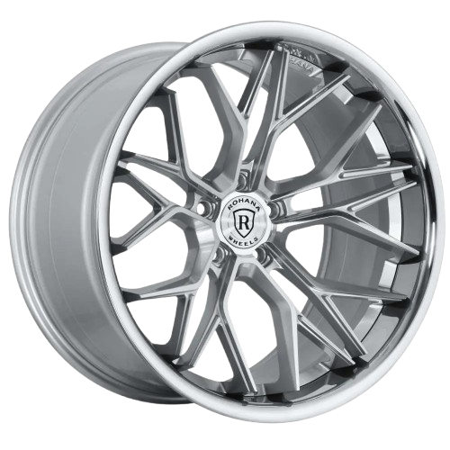 Rohana RFC3 5x120 20x10 +38 Machine Silver/Stainless Lip