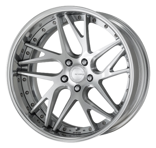 workグノーシスCVX20インチ Work Gnosis CVX 20x10 Brush Silver Clear | ThreePiece.us
