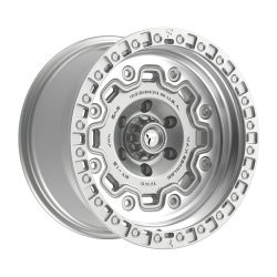 Fittipaldi Offroad FT100MS 6x139.7 17x9 -12 Machined Silver