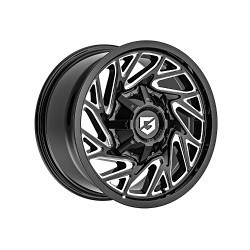 Gear Off Road 769BM 8X180/8X180 20x9 +18 Gloss Black Milled