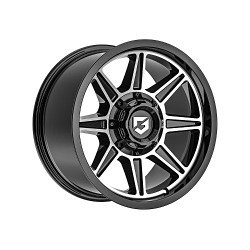 Gear Off Road 773MB 6X135/6x139.7 17x9 +0 Gloss Black Machined