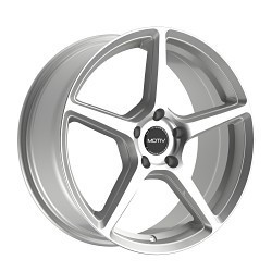 Motiv 433MS Blade 5x114.3 18x7.5 +40 Gloss Silver Machined Face