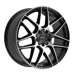 Motiv 435MB Foil 5X115/5X120 18x8 +20 Gloss Black Machined Face