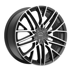 Motiv 437MB 5x114.3/5X120 22x9 +40 Gloss Black Machined Face