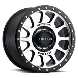 Method Race Wheels 305MB NV 6x139.7 17x8.5 +0 MACHINED - MATTE BLACK LIP