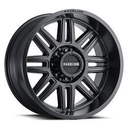Raceline 948B Split 8X170 20x10 -19 Satin Black