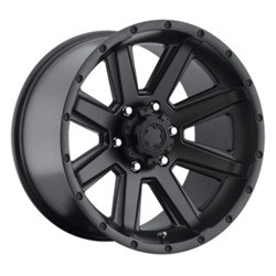 Ultra 195SB Crusher 5x127 17x9 -12 Satin Black & Satin Clear Coat