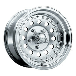 Pacer 162M Aluminum Mod 6x139.7 15x8 -20 Machined Finish w/Clear Coat