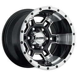 Ultra 178B Mongoose 5x114.3 16x8 +10 Gloss Black w/Machined Accents