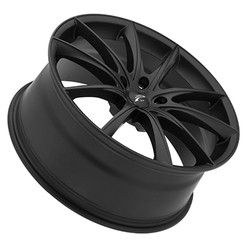 Platinum 435SB Flux 5x114.3 18x8 +40 Satin Black w/ Satin Clear