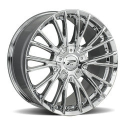 Platinum 437C Genesis 5X110/5X115 17x7.5 +35 Chrome Plated