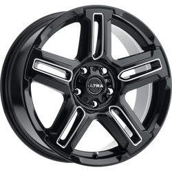 Ultra 258BM Prowler Lifted 5X112 18x8 +30 Gloss Black w/Milled Accents