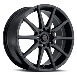 Focal 428SB F-04 5X100/5x114.3 16x7 +48 Satin Black w/Satin Clear Coat