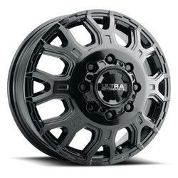 Ultra 022FBK Scorpion Dually Gloss Black wheel