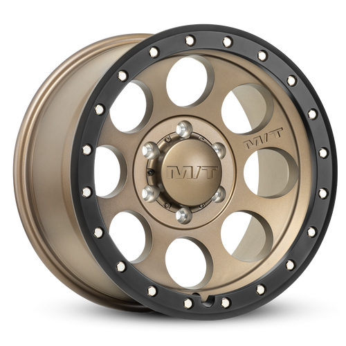 Mickey Thompson Classic Pro Bronze 8X170 17x9 +0 Satin Bronze. Black Lip