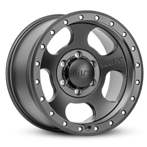 Mickey Thompson Canyon Pro Black 6X135 17x9 -12 Satin Black. Zinc Bolts