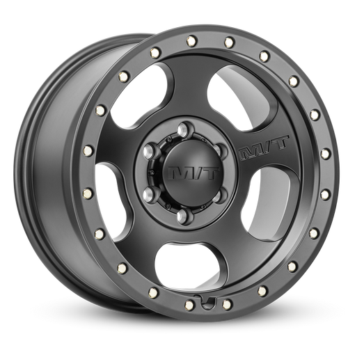 Mickey Thompson Canyon Pro Black 8x165.1 17x9 +0 Satin Black. Zinc Bolts