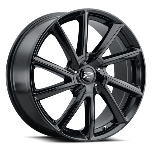 Platinum 466BK Mystic 5X108/5x114.3 17x8 +40 Gloss Black